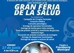 GRAN FERIA DE LA SALUD CON EL PRESIDENTE MUNICIPAL DR. ALBERTO ALANIS VILLARREAL Y LA DRA. NADIA ATIENZO RODRIGUEZ PRESIDENTA DEL SISTEMA DIF.