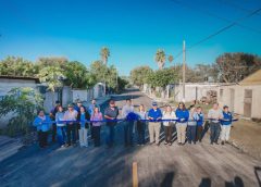 *Alcalde Dr. Alberto Alanís inaugura obra de pavimentación en la colonia Vicente Guerrero*