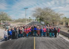 *Entrega el alcalde Dr. Alberto Alanis Villarreal una obra más de pavimentación*