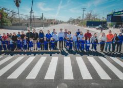 *Alcalde Dr. Alberto Alanis inaugura la pavimentación de la calle Segunda y la calle Leones*