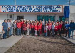*Acude Alcalde Dr. Alberto Alanís a la inauguración del salón de actos de jubilados y pensionados del ISSSTE E IPSSET*