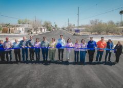*Alcalde Dr. Alberto Alanís Villarreal inaugura pavimentación de la calle Zaragoza*