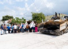 *Arranca alcalde Dr. Alberto Alanis la pavimentación de la calle Roble de la colonia arboledas*