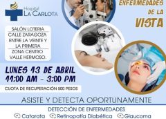 4ta. Campaña de salud visual del 2026……“No solo revisamos tu vista, cuidamos cómo ves la vida.”