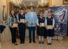 *Distingue el alcalde Dr. Alberto Alanís Villarreal a alumnos de la Olimpiada Nacional del Conocimiento Infantil 2026*