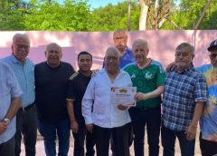 Sostiene charla el Profr. Agustín Avila Gaviña con vallehermosenses radicados en la Capital del estado sobre la fundación e historia de Valle Hermoso.