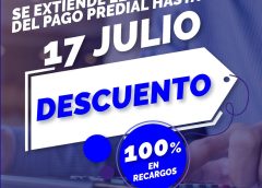 SE EXTIENDE PLAZO PARA EL PAGO DEL IMPUESTO PREDIAL.