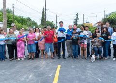 *Continúa el progreso en Valle Hermoso; el Dr. Alberto Alanís Villarreal inaugura dos obras de pavimentación*