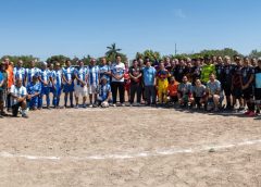 *Inaugura alcalde Dr. Alberto Alanís Villarreal nuevas Canchas Máster y Súper Máster en el Polideportivo de Valle Hermoso*