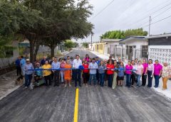 *Entrega alcalde obra de pavimentación asfáltica en la colonia Alianza*