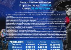 *Convocan al Concurso de Catrines y Catrinas “Almas Tamaulipecas 2026” en Valle Hermoso*